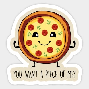 Good mood and pizza Sticker